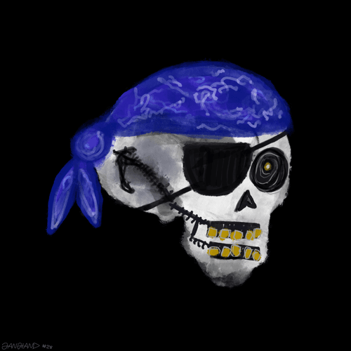 Gangland Skull #28 - by Eddie Gangland