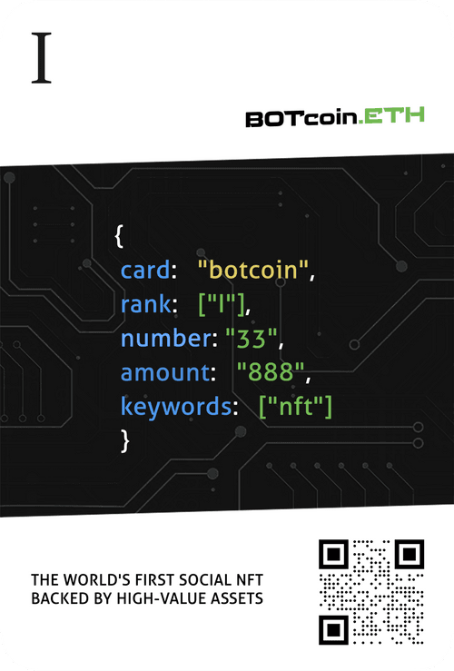 BOTcoin / Publication I / Series I / Number 33