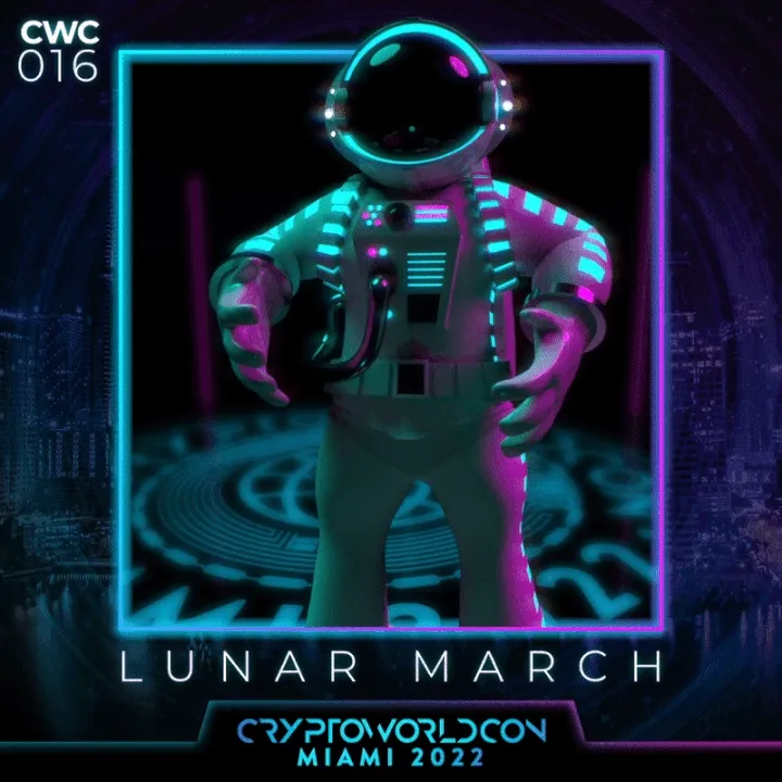 CryptoWorldCon Hexmentor LUNAR MARCH #16