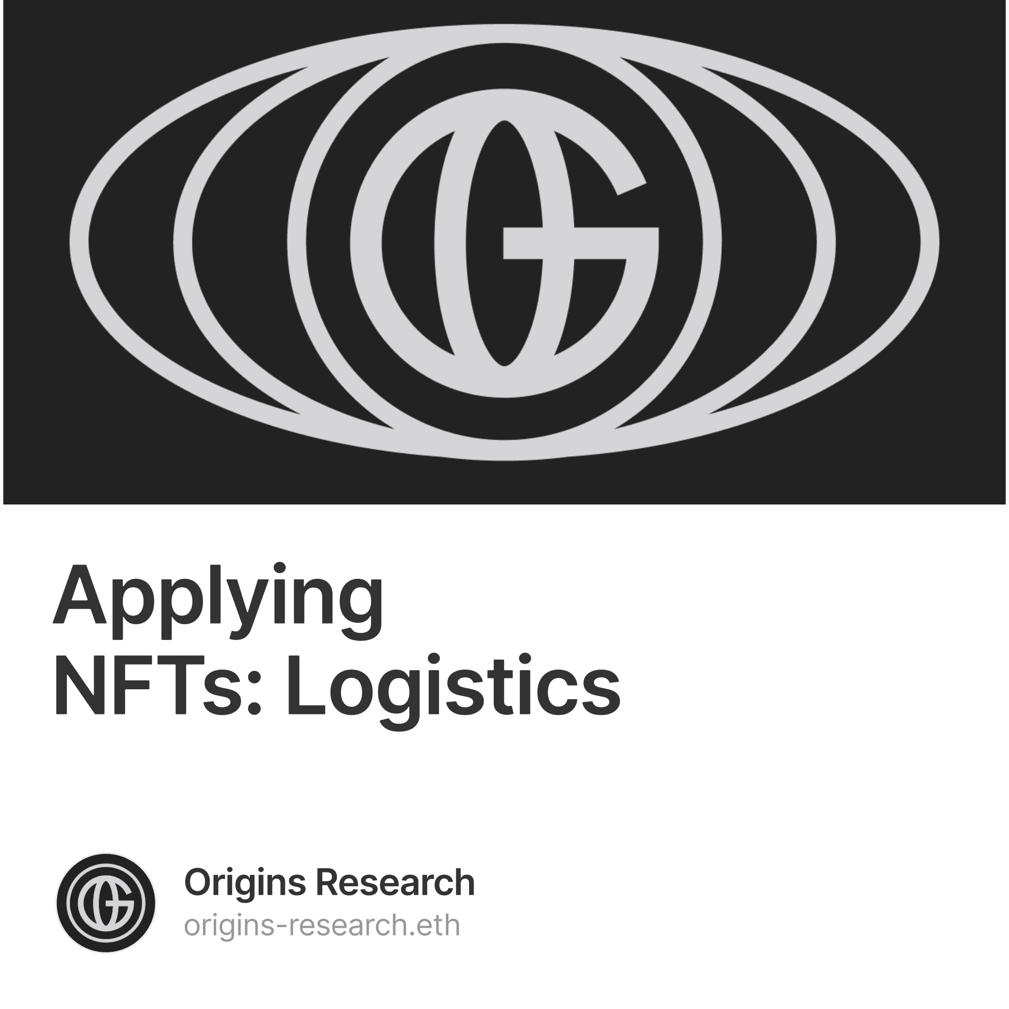Applying NFTs: Logistics 6/500