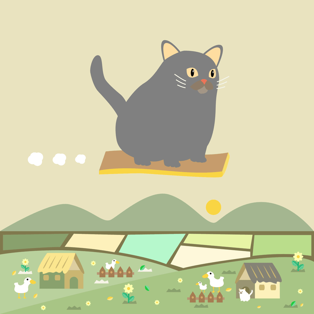 Flying cat #1 - Flying cat goes everywhere | OpenSea