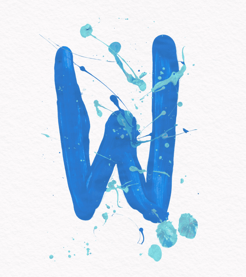 Alphabet Series 1 - Letter W