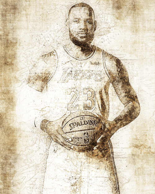 Atlas art #17 LeBron James