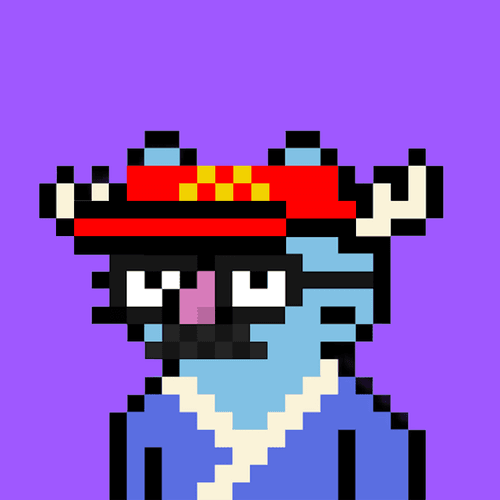 Fast Food Pixel Cool Cat #49