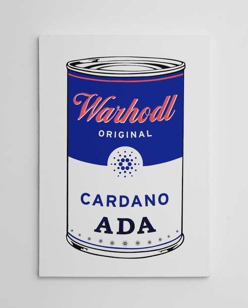 WARHODL #2/2 Cardano Artist Proof Crypto Can ADA