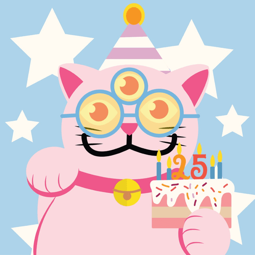 Lucky Cat Happy B-day