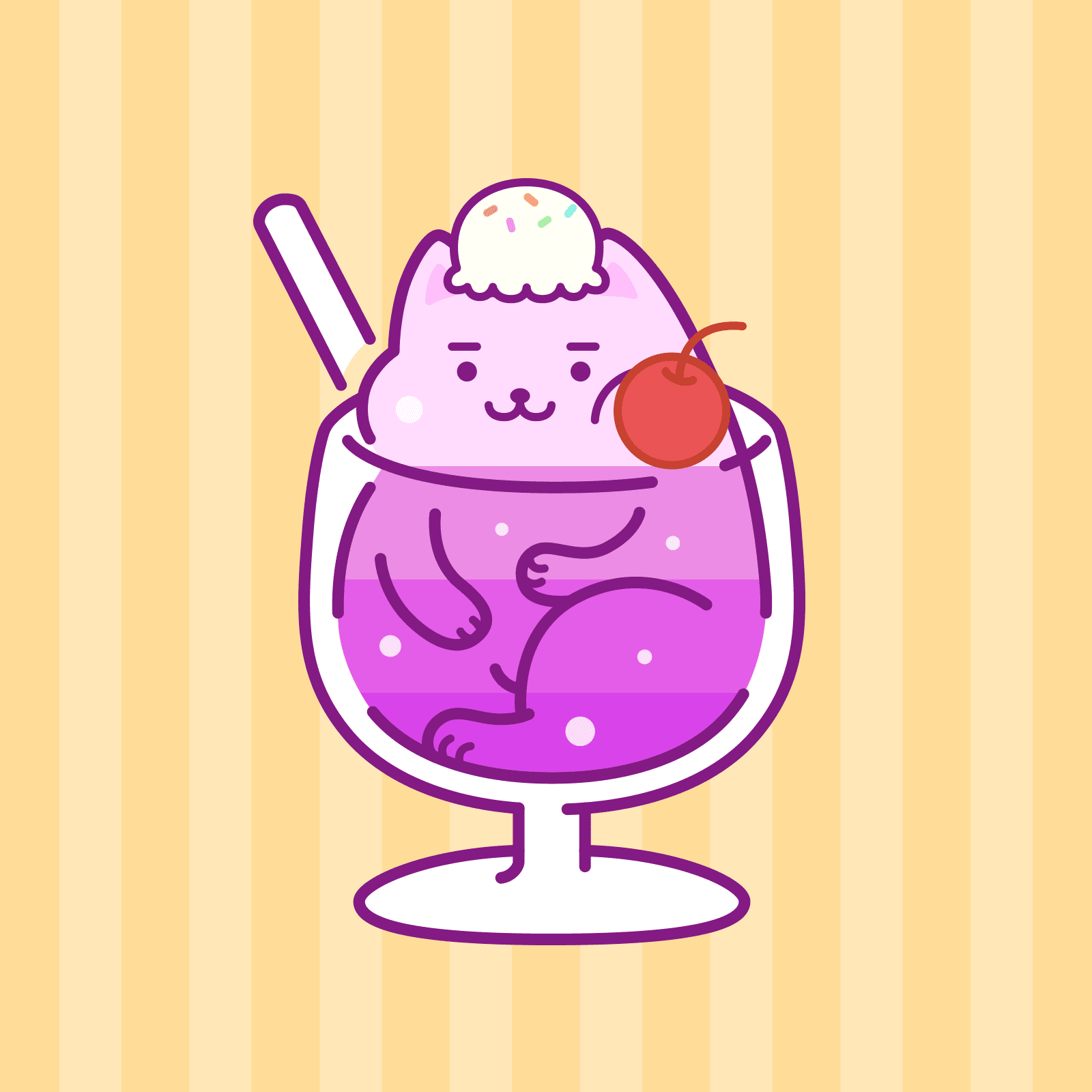 #014 Cream Grape Soda
