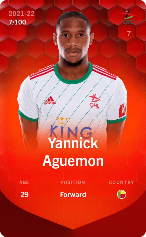 Yannick Aguemon 2021-22 • Rare 7/100