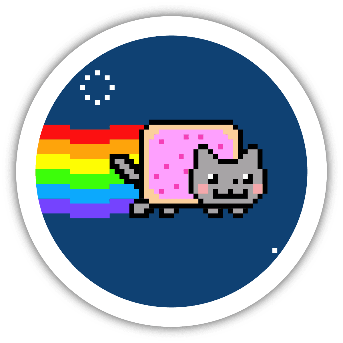 I 💙 Nyan Cat Frame #1 of 12