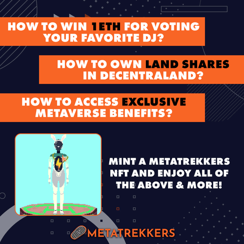 BeatTrekkers 1 ETH Prize and Benefits/MetaTrekkers