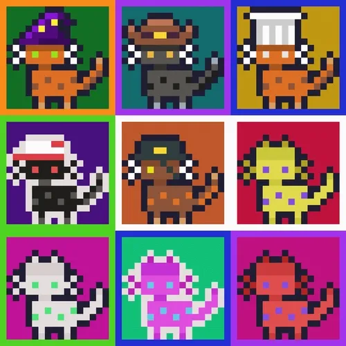 BitCats Composition #1-9
