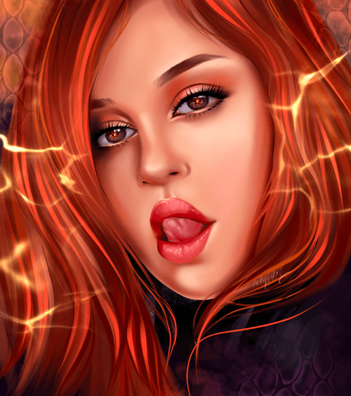 Cherry-caramel fire