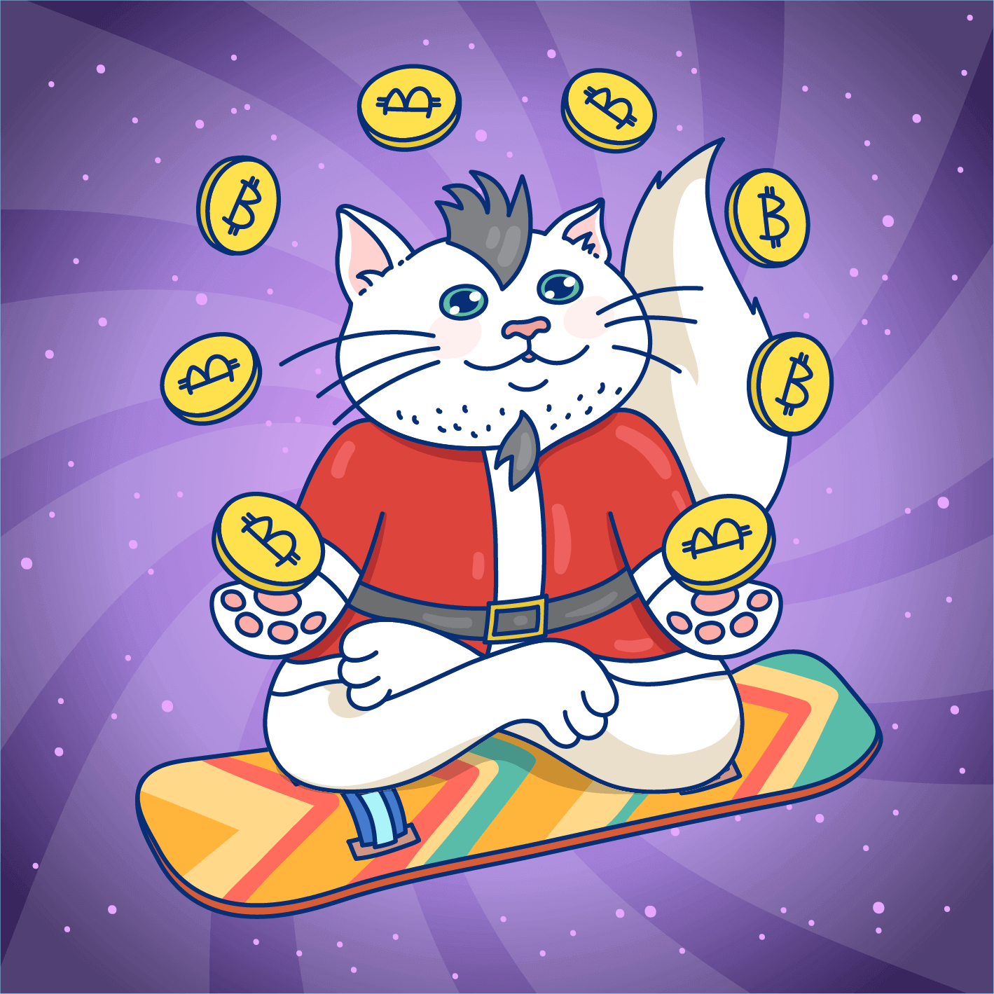 Meditating Cat #67