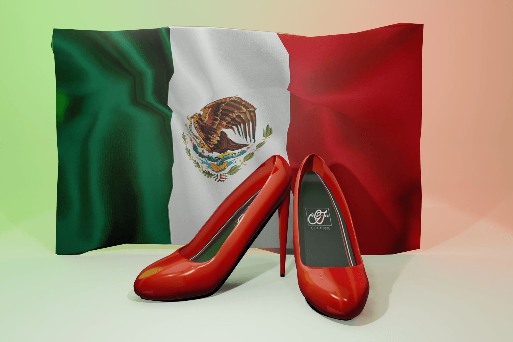 Red Shoes in Mexico