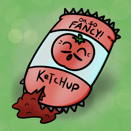 Magical Fancy Ketchup Packet