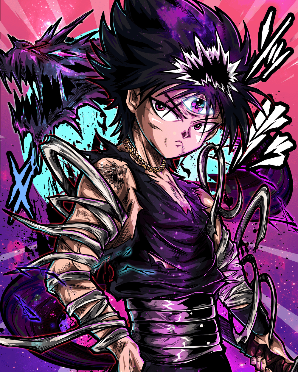 Hiei Yu Yu Hakusho Anime Legendary Nft Heroes Opensea