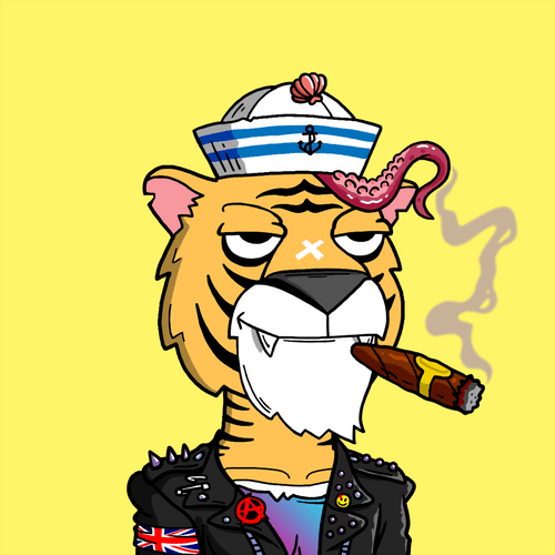 Grouchy Tiger Social Club #3881