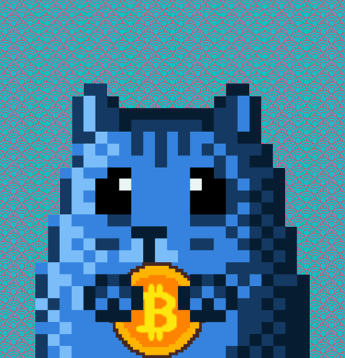 Cryptohamsters Blue Skin #4114 Bitcoin Gold Edition