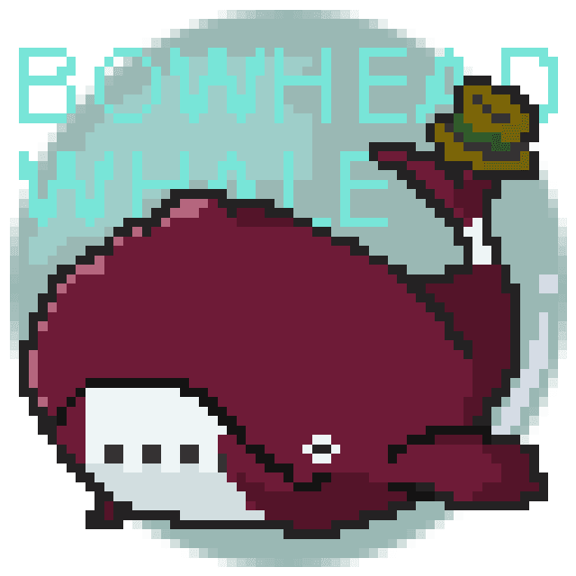No.005_BowheadWhale wineredcolor- [ SteamPunkWhales ]