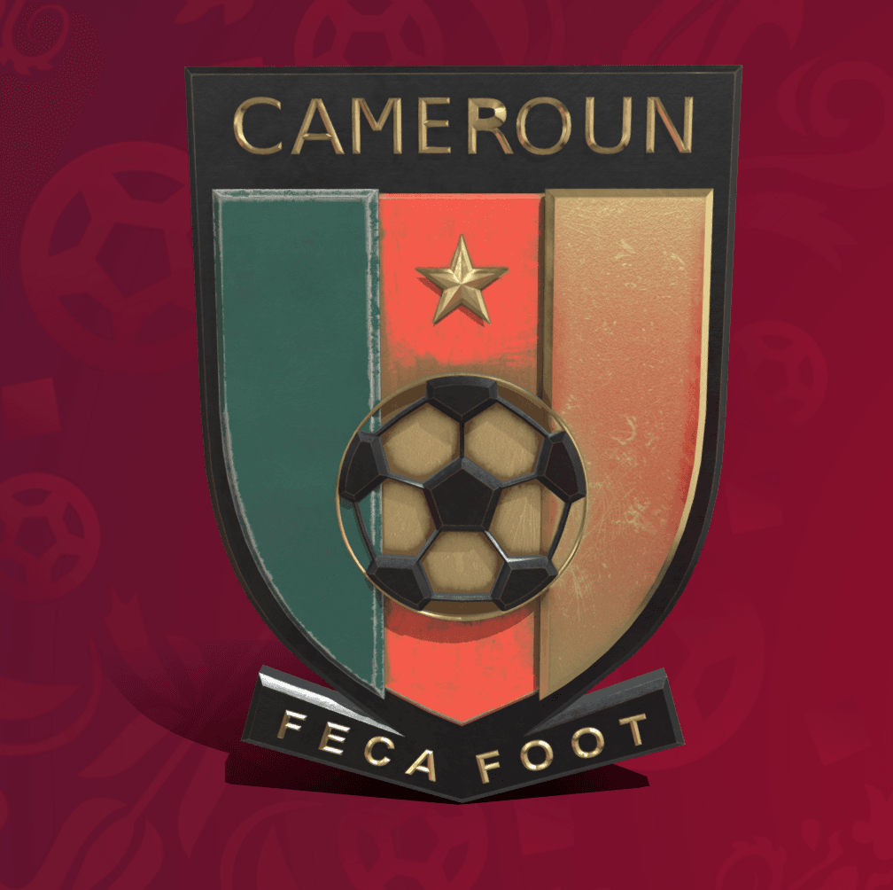 Cameroon National Team 3D Badge