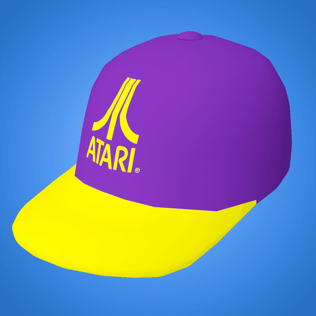 Purple Atari Cap