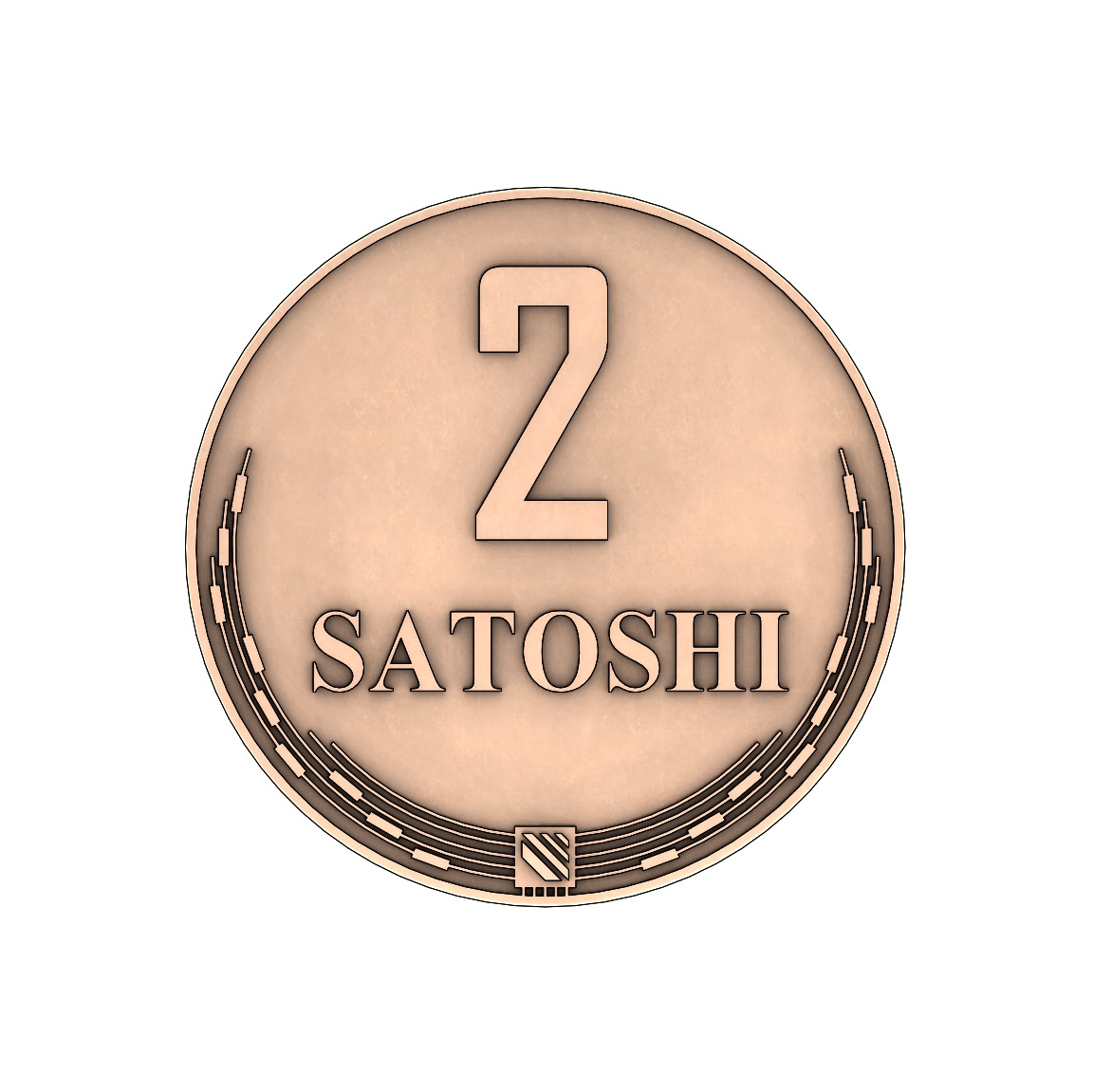 Bronze Coin 2 Satoshi