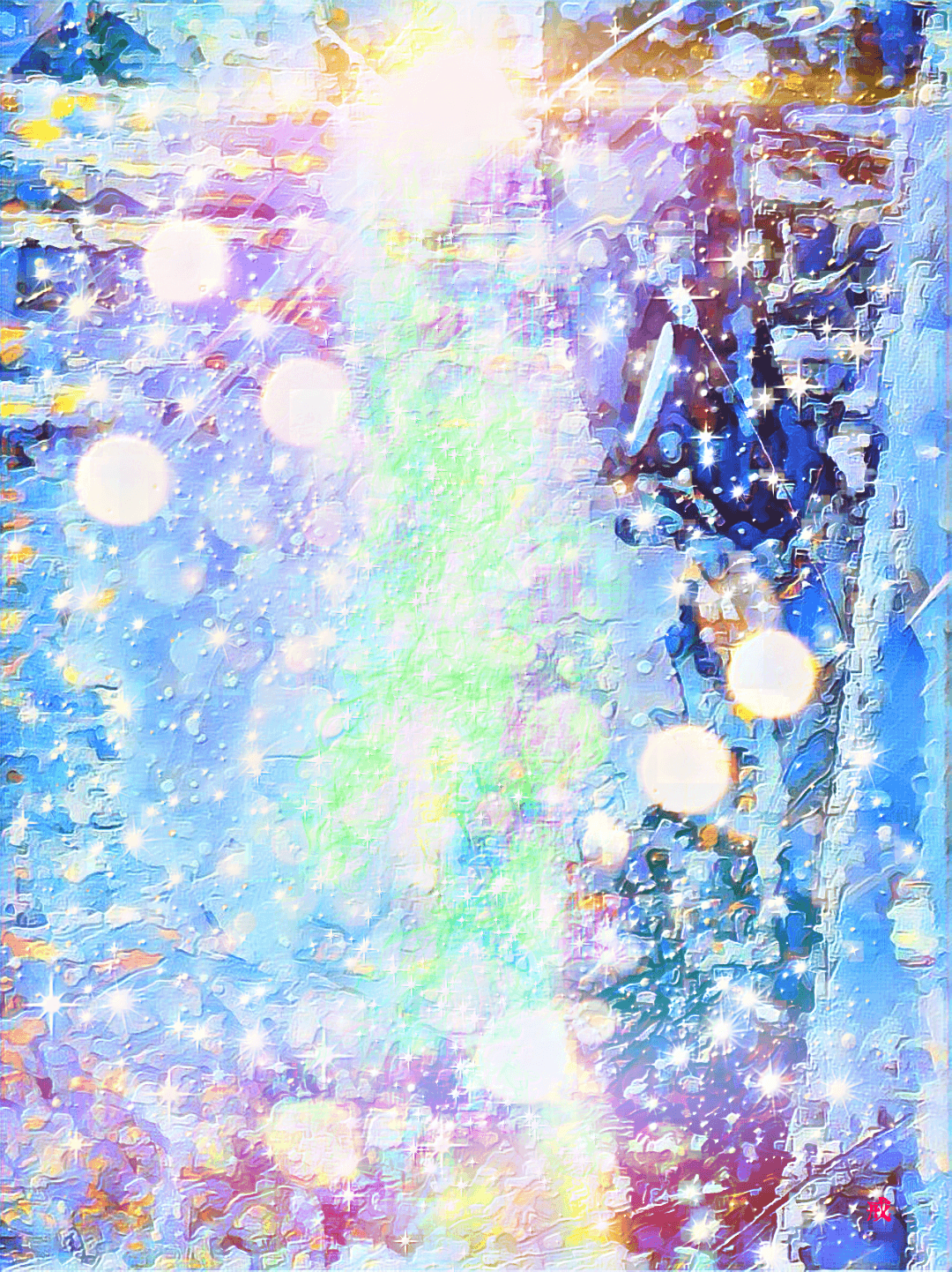 a-782 優 氷光のツリー Kindness.  Ice and light tree