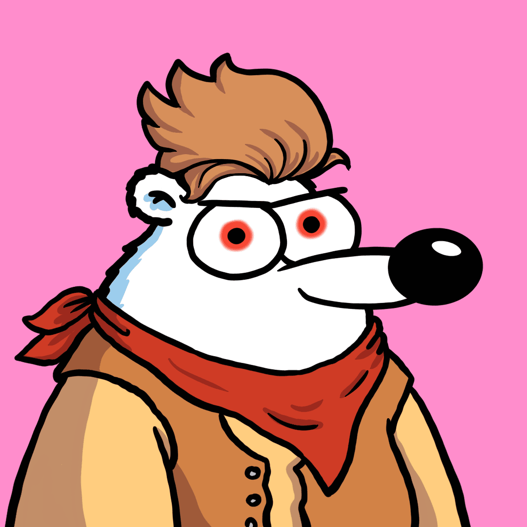 Fluffy Polar Bear #6691