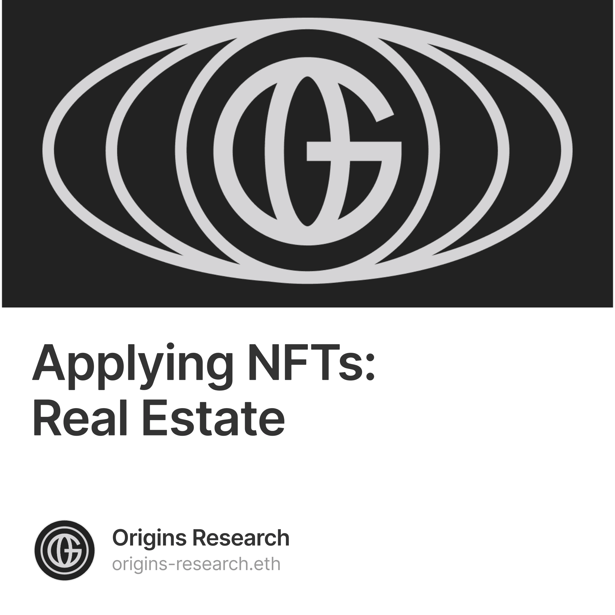 Applying NFTs: Real Estate 1/500