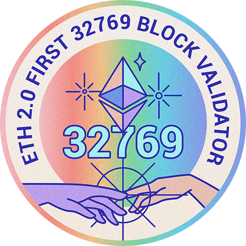 Beacon Chain First 32,769 Block Validators - 2021