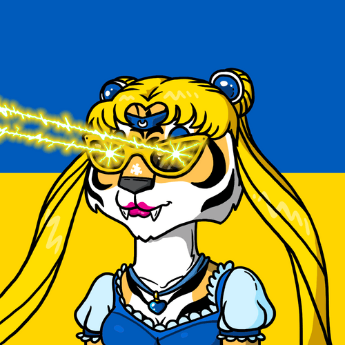 Grouchy Tiger Social Club - #102 Ukrainian Tigress