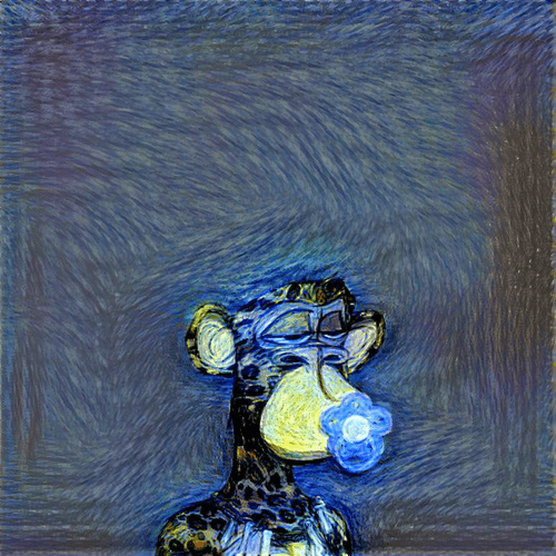 Picasso bored baby ape #08