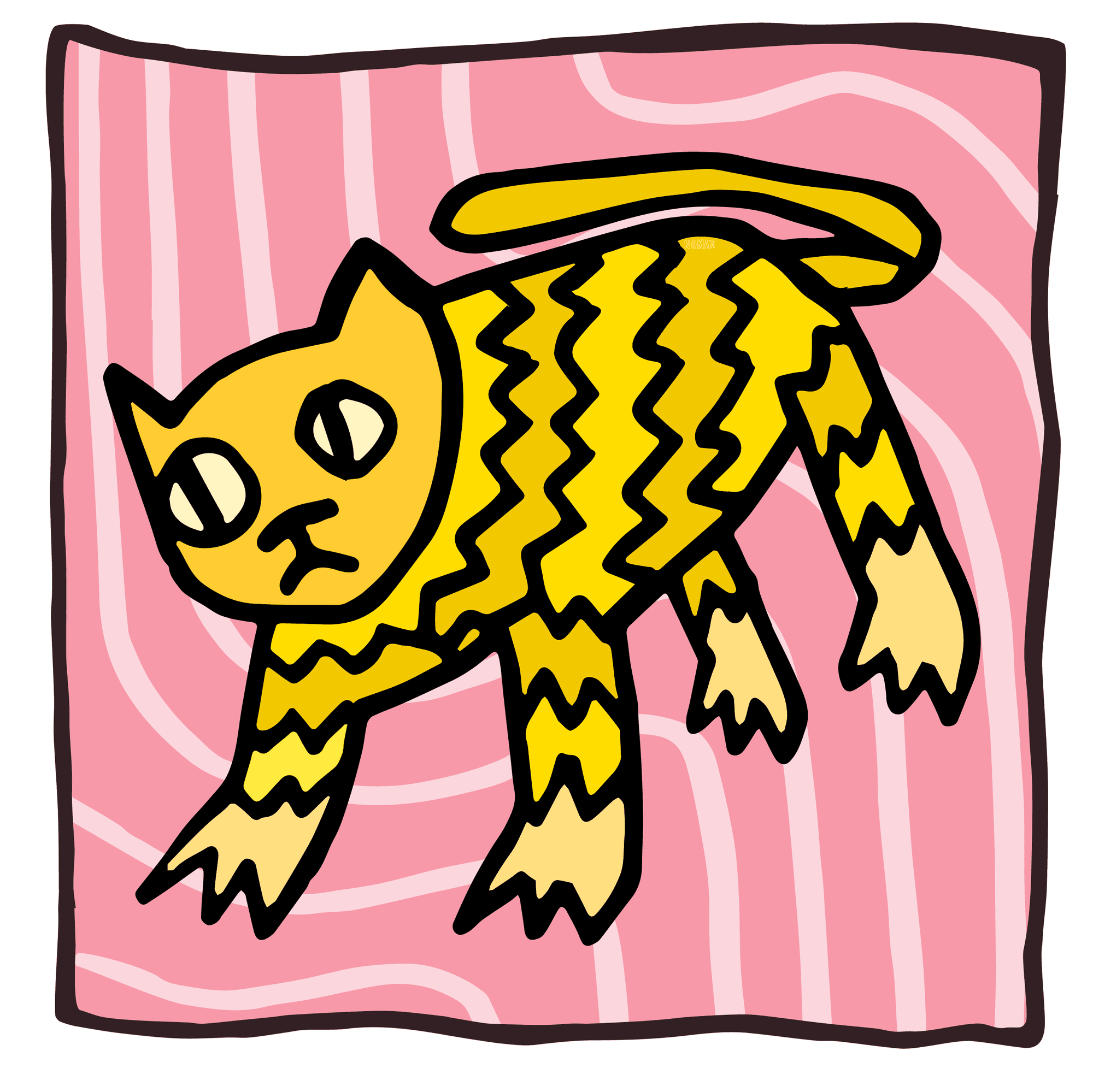 Cat Puss Yellow - Cat Animal | OpenSea