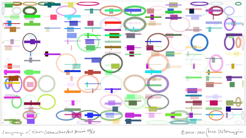 Language of Vision Generative Art Series 42/64