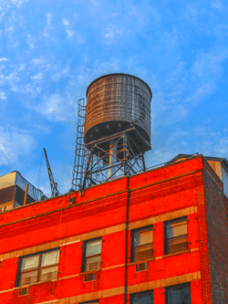 Looking UP - NYC Water Towers collection image