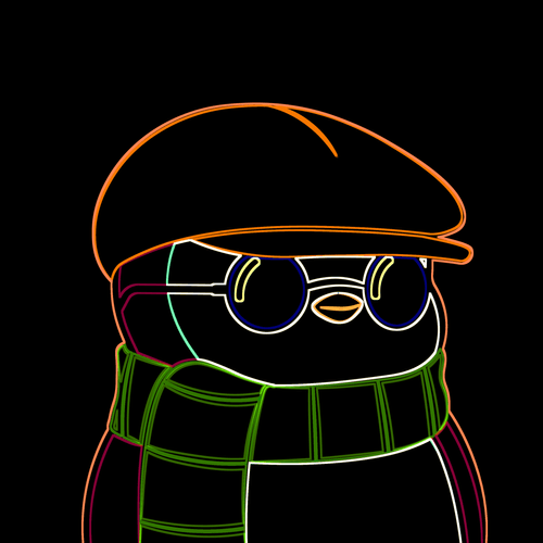 Neon Pudgy Penguin 919