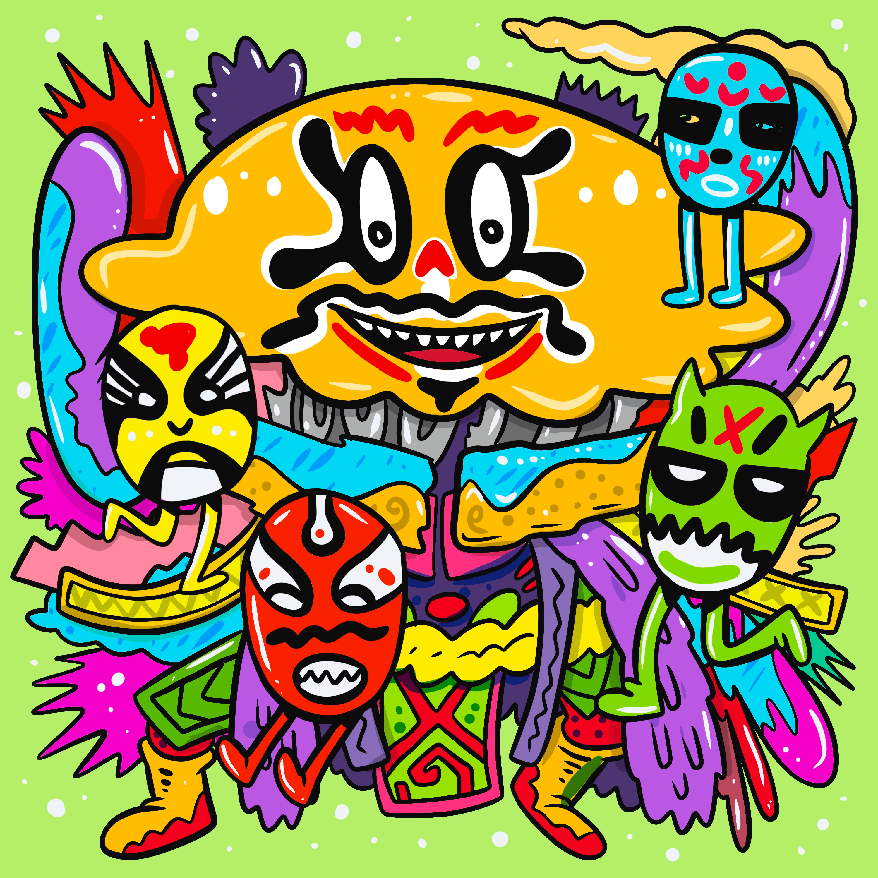 Doodle Mask Gang