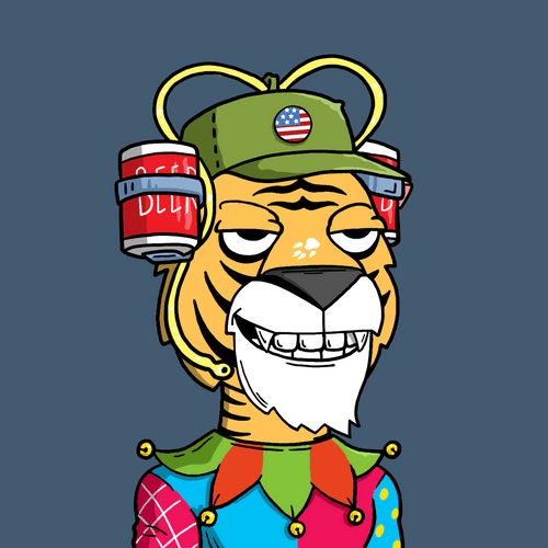 Grouchy Tiger Social Club #9607