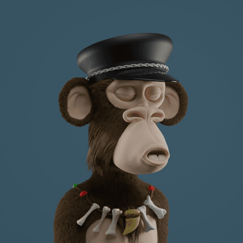 3D Bored Ape Club #50