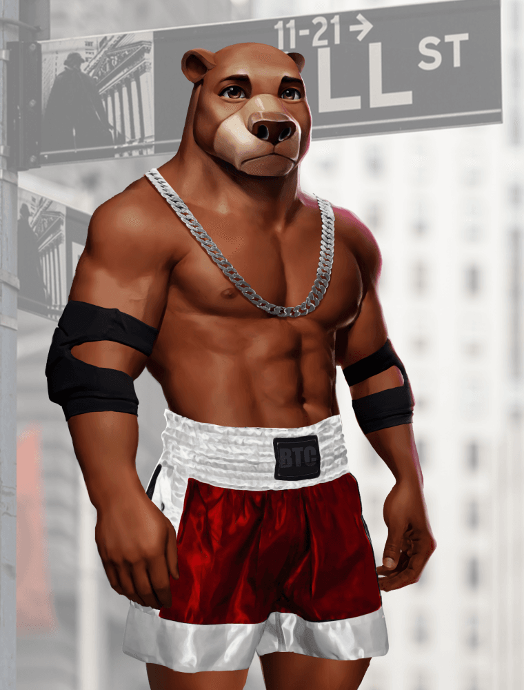 Wall Street Avatar Fighter Bear #196