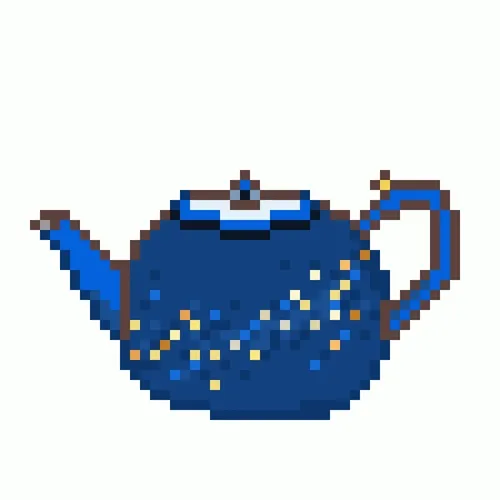 #2262 Magic teapot with feet -  Milky Way