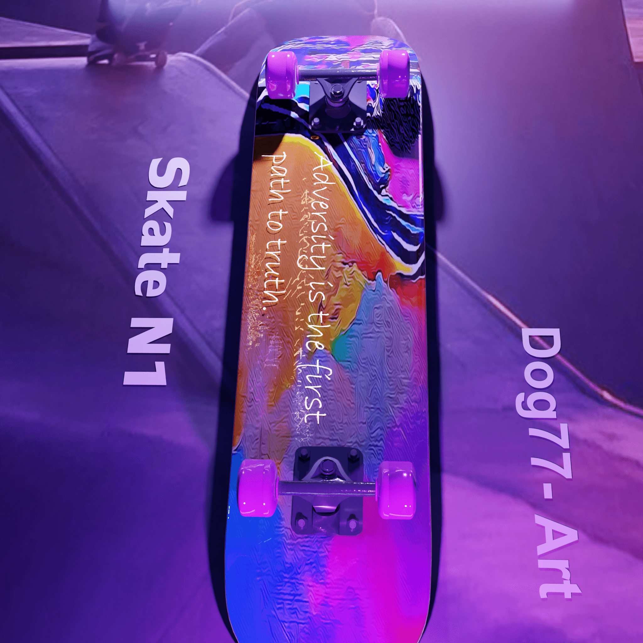 :: Colorful Skateboard - N 1 :: 