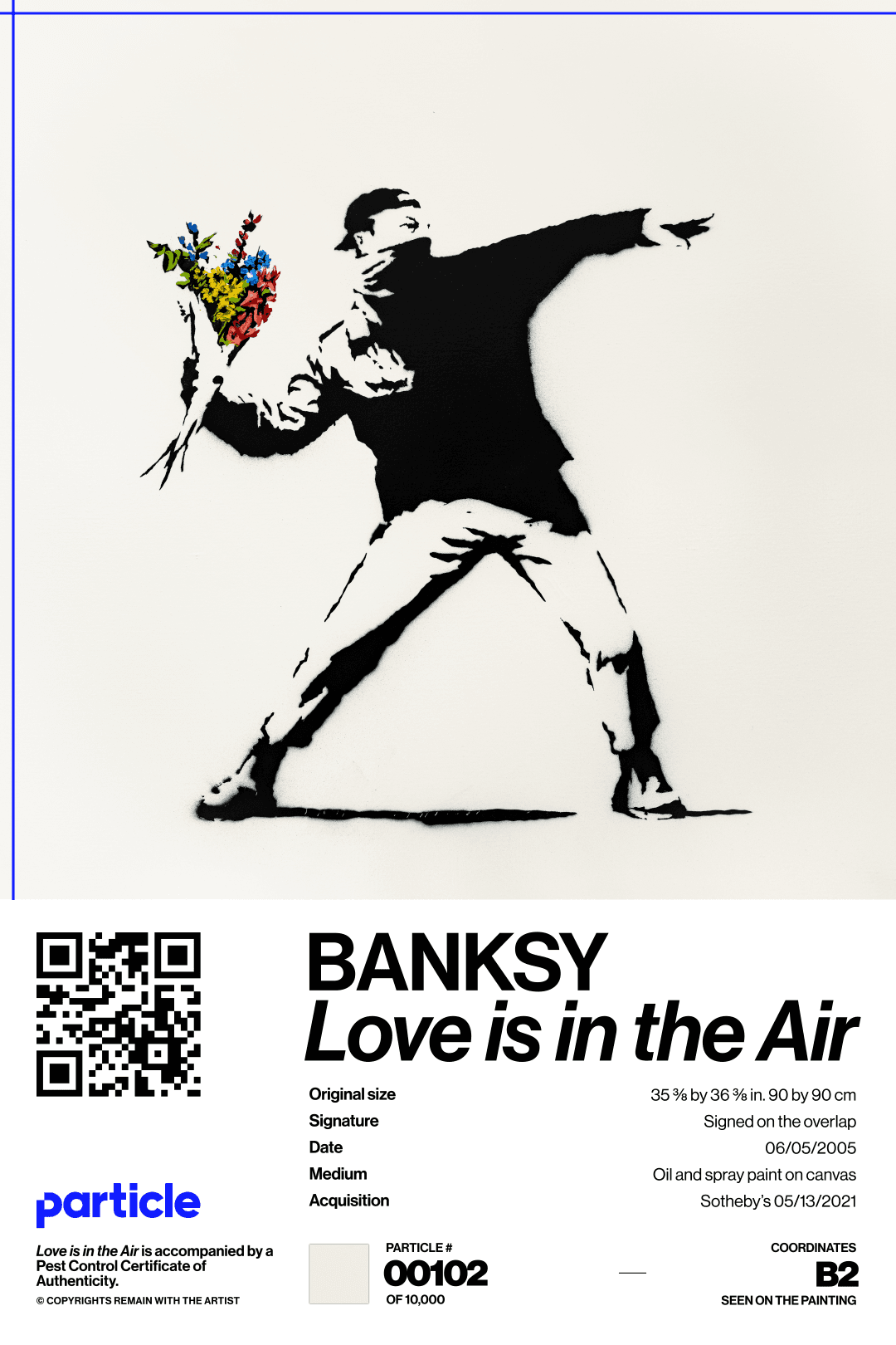 Banksy | Love Is In The Air #102