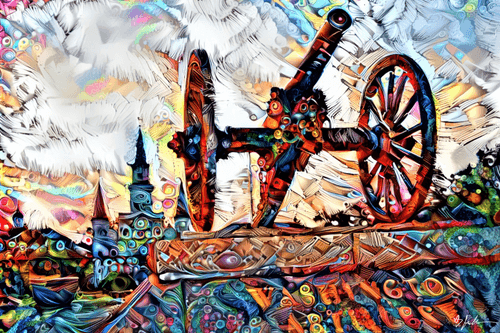 Washington Artillery Park NOLA v2 Digital Art by AJ Jackson