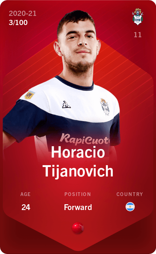 Horacio Tijanovich 2020-21 • Rare 3/100
