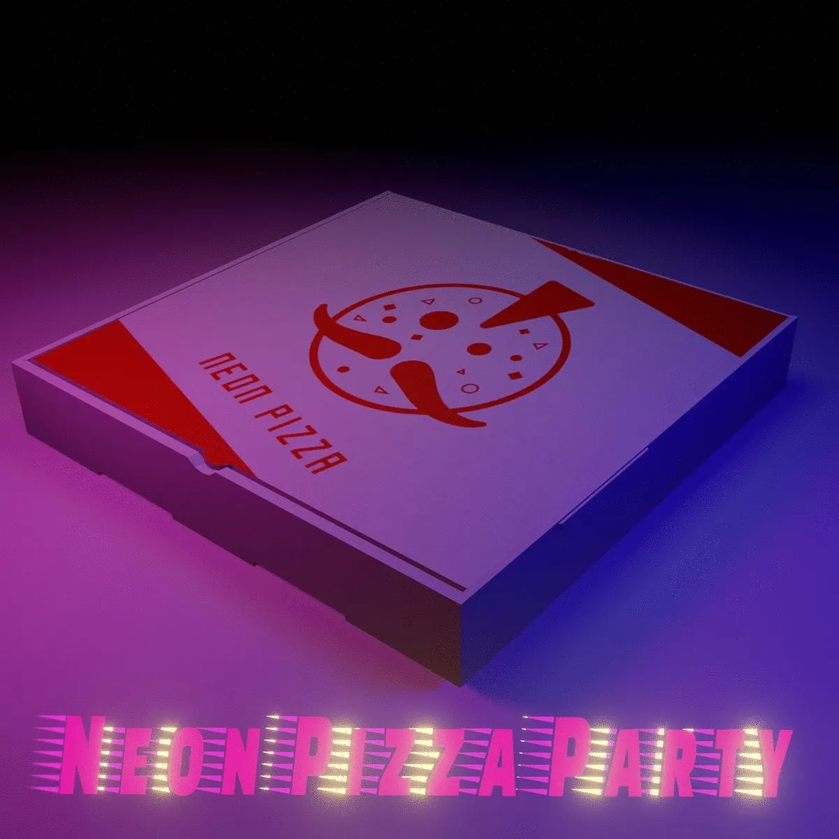 Neon Pizza Box #48/50
