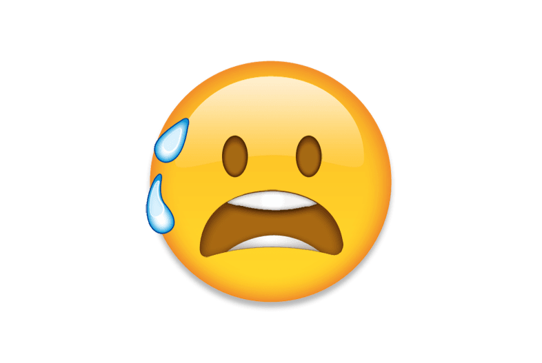 Scared Emoji - Real Emojis