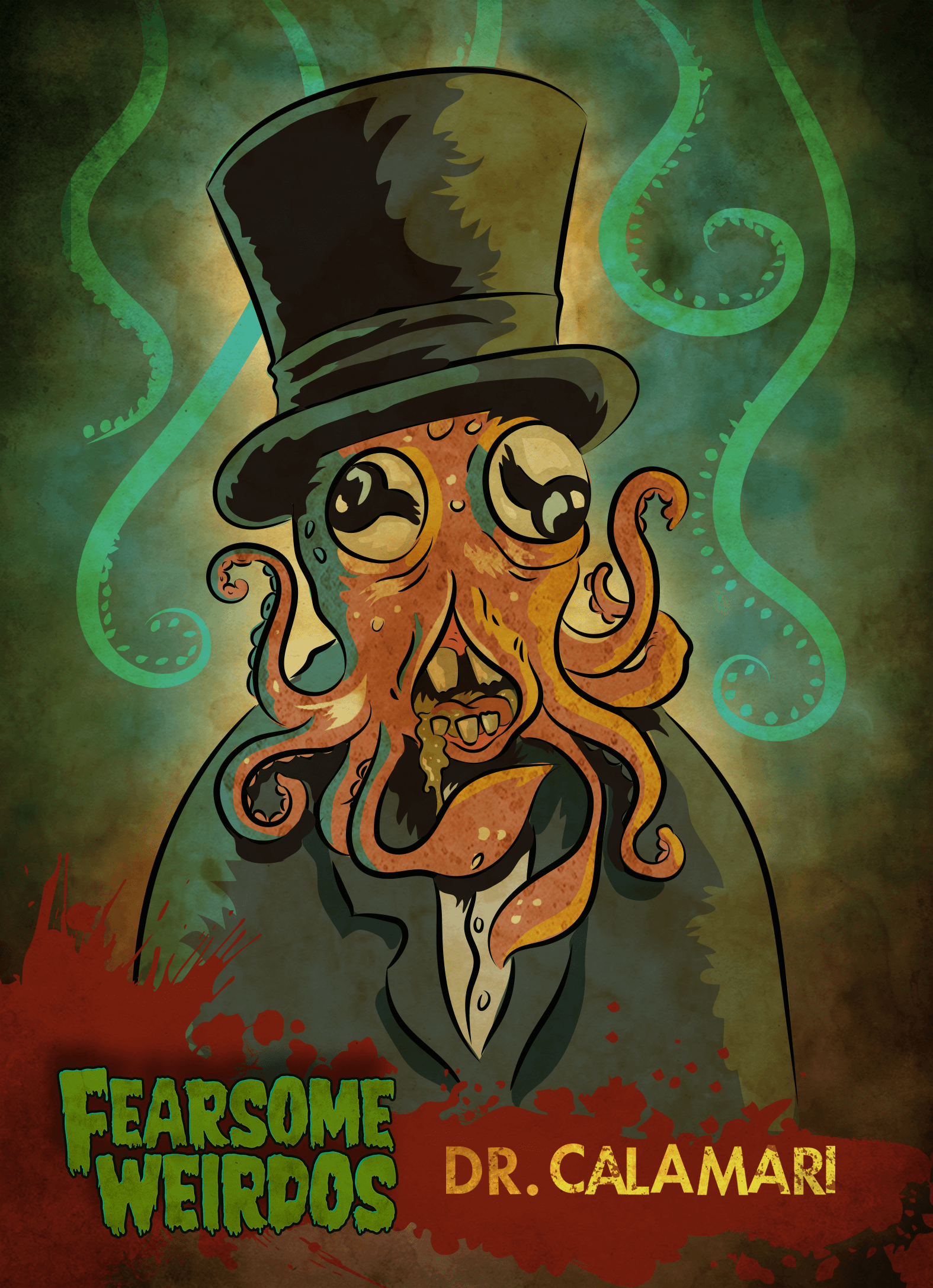 Fearsome Weirdos Series 1 Dr. Calamari