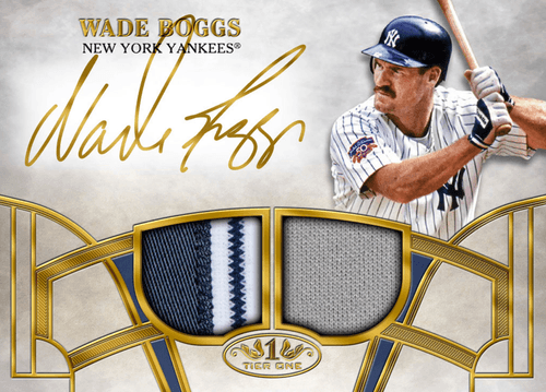 Wade Boggs Signature Dual Relic (Iconic)