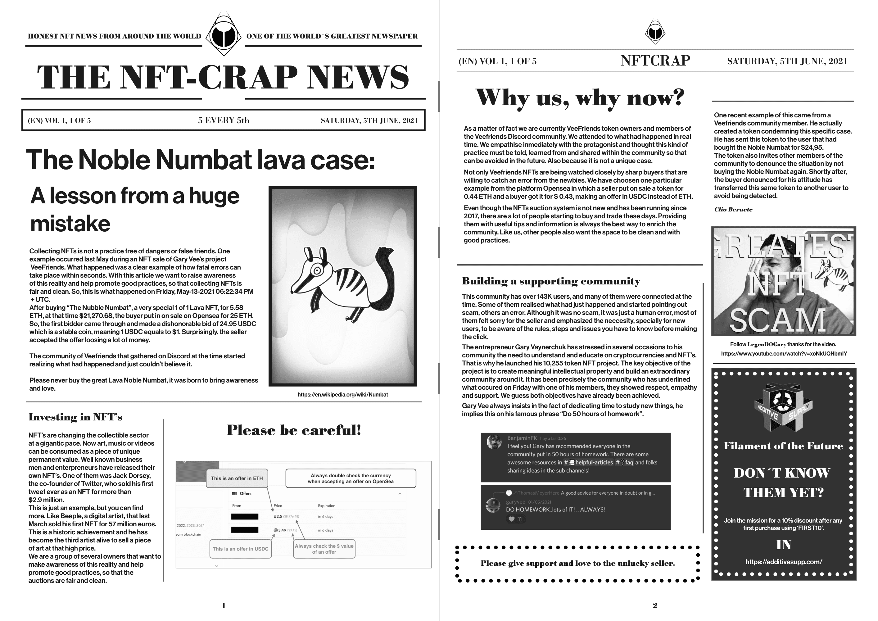 The Noble Numbat lava case. (EN) #1/5